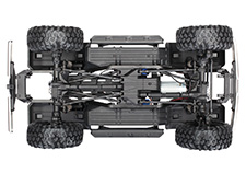 TRX-4 1979 Ford Bronco Chassis Underneath View